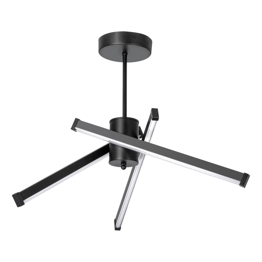 LED Lustra ar stieni 3xLED/10W/230V 3000-6500K d. 62 cm melna