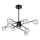 LED Lustra ar stieni 8xLED/6W/230V 3000-6500K d. 68 cm zelta/melna