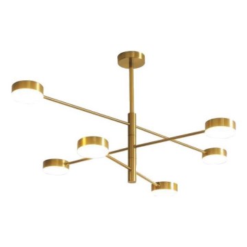 LED Lustra ar stieni LED/30W/230V 3000K zelta