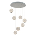 LED lustra ar trosi CREMONA 7xLED/5W/230V 3000K matēts hroms