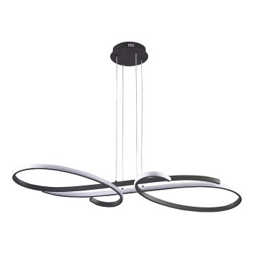 LED lustra ar trosi VIOLIN LED/40W/230V melna