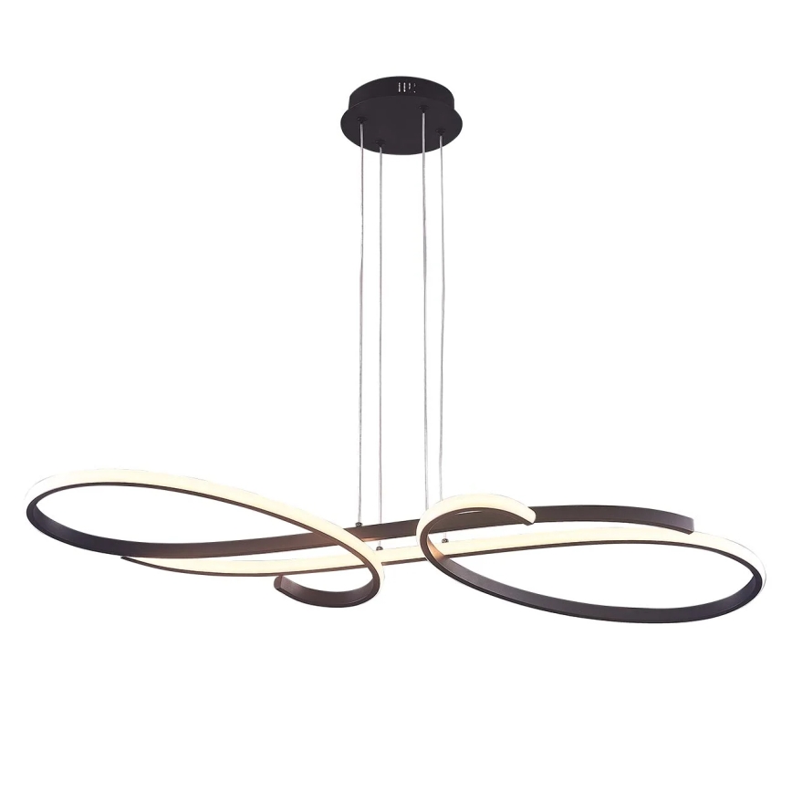 LED lustra ar trosi VIOLIN LED/40W/230V melna