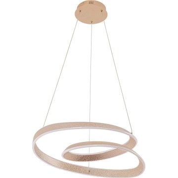 LED lustra GLOW uz troses, 75 W, 230 V, 4000 K, Ø 60 cm, zelta