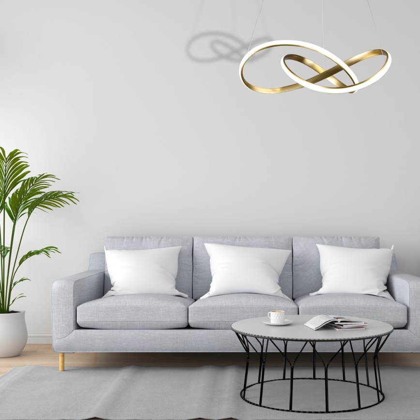 LED Lustra uz aukļas CAPPIO LED/36W/230V zelta