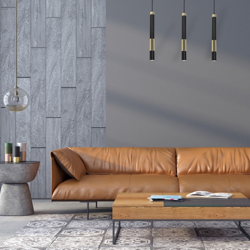 LED Lustra uz auklas DALLAS 3xGU10/3W/230V