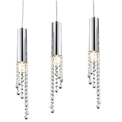 LED Lustra uz auklas DUERO 3xLED/3W/230V