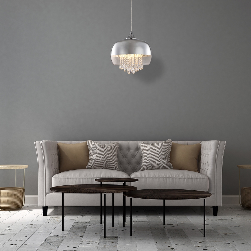 LED Lustra uz auklas LUNA 1xE14/40W/230V