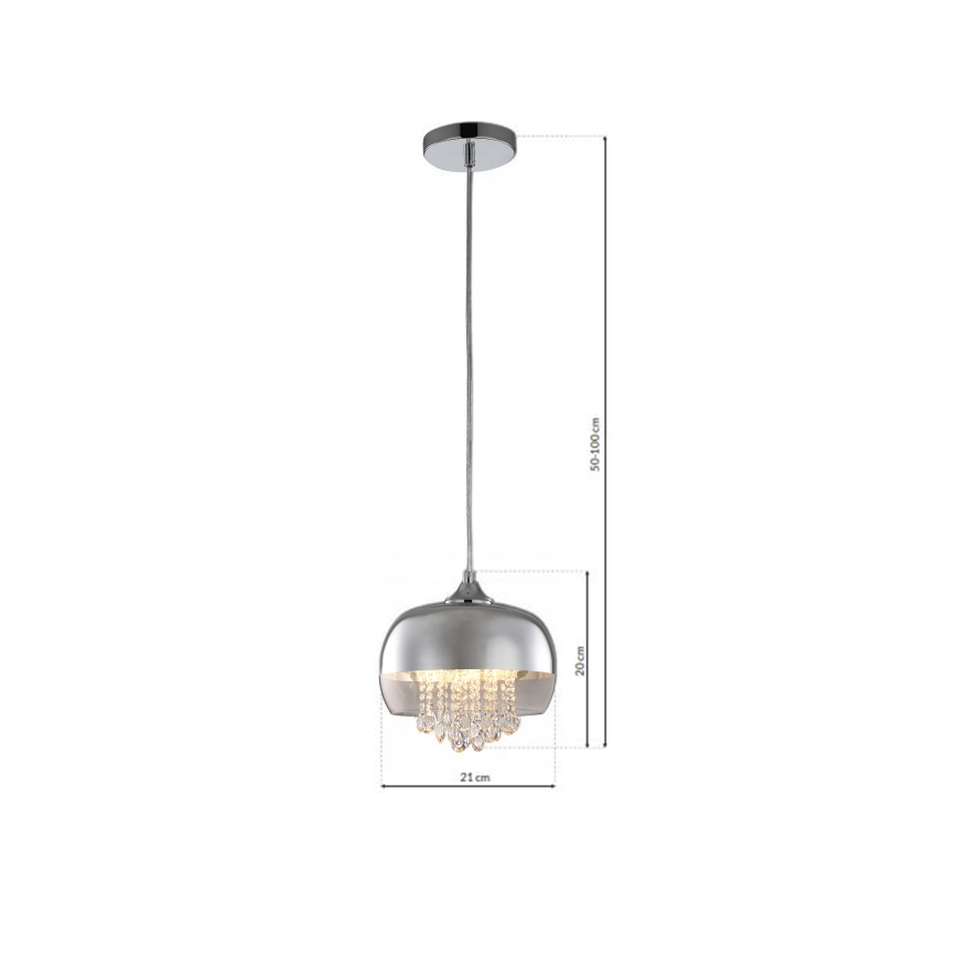 LED Lustra uz auklas LUNA 1xE14/40W/230V