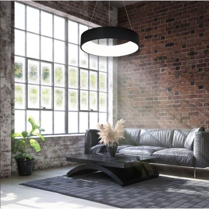 LED Lustra uz auklas OHIO BLACK LED/24W/230V