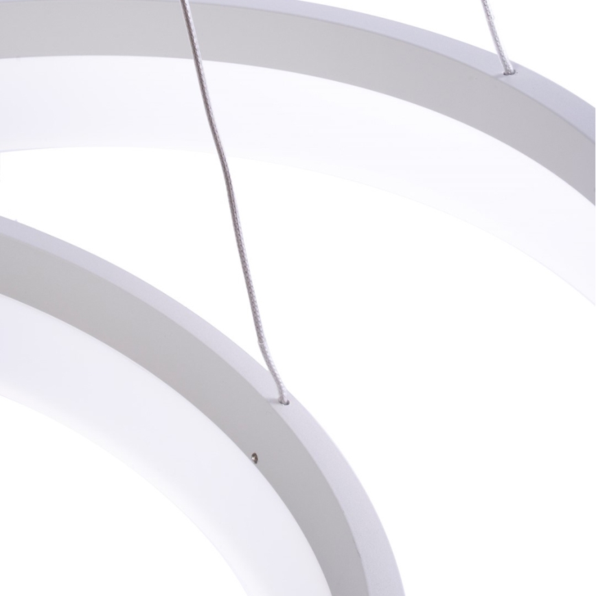 LED Lustra uz auklas RING ar tālvadības pulti LED/60W/230V