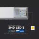 LED Lustra uz auklas SAMSUNG CHIP 1xLED/40W/230V 4000K sudraba