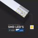 LED Lustra uz auklas SAMSUNG CHIP 1xLED/40W/230V melna