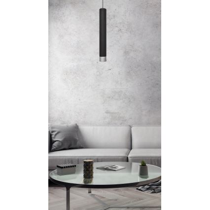 LED Lustra uz auklas TUBA 1xGU10/4,8W/230V