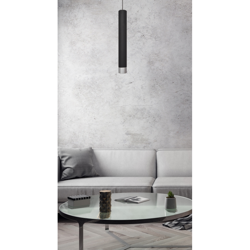 LED Lustra uz auklas TUBA 1xGU10/4,8W/230V
