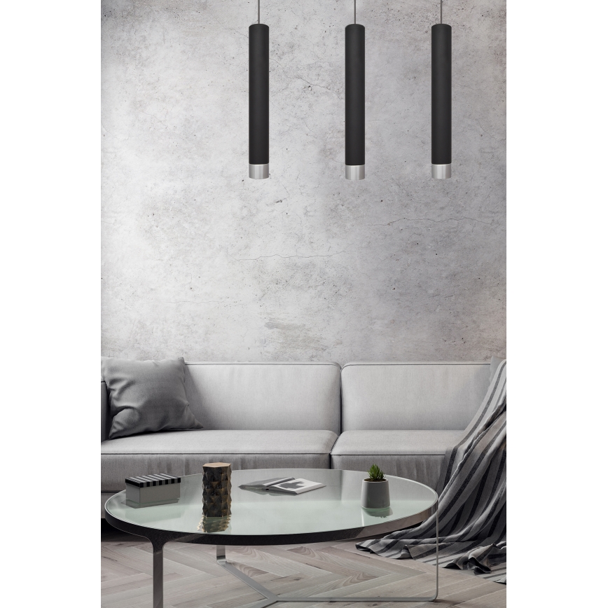 LED Lustra uz auklas TUBA 3xGU10/4,8W/230V