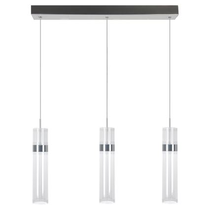 LED lustra uz kabeļa AMBIENTE 3xLED/6W/230V 3000/4000/6000K spīdīgs hroms