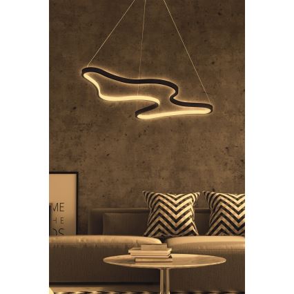 LED lustra uz kabeļa ARTISAN LED/36W/230V 4000K melna