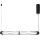 LED lustra uz kabeļa CORTE LED/18W/230V melna
