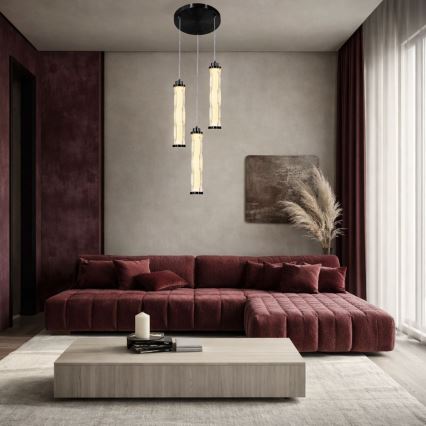 LED lustra uz kabeļa CORTE LED/25W/230V melna