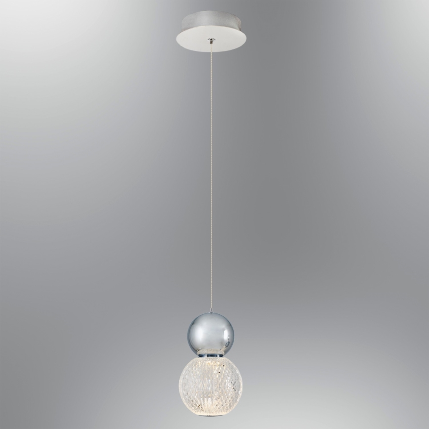 LED lustra uz kabeļa CREMONA LED/5W/230V 3000K matēts hroms