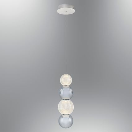LED lustra uz kabeļa CREMONA LED/7W/230V 3000K matēts hroms