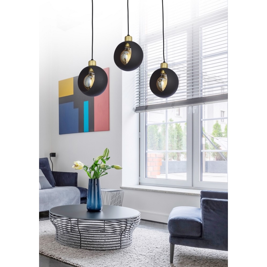 LED lustra uz kabeļa CUBUS 3xE27/60W/230V