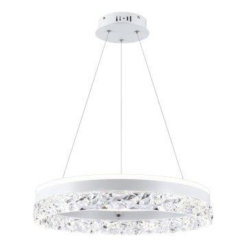 LED lustra uz kabeļa FROZI LED/32W/230V Ø 50 cm balta
