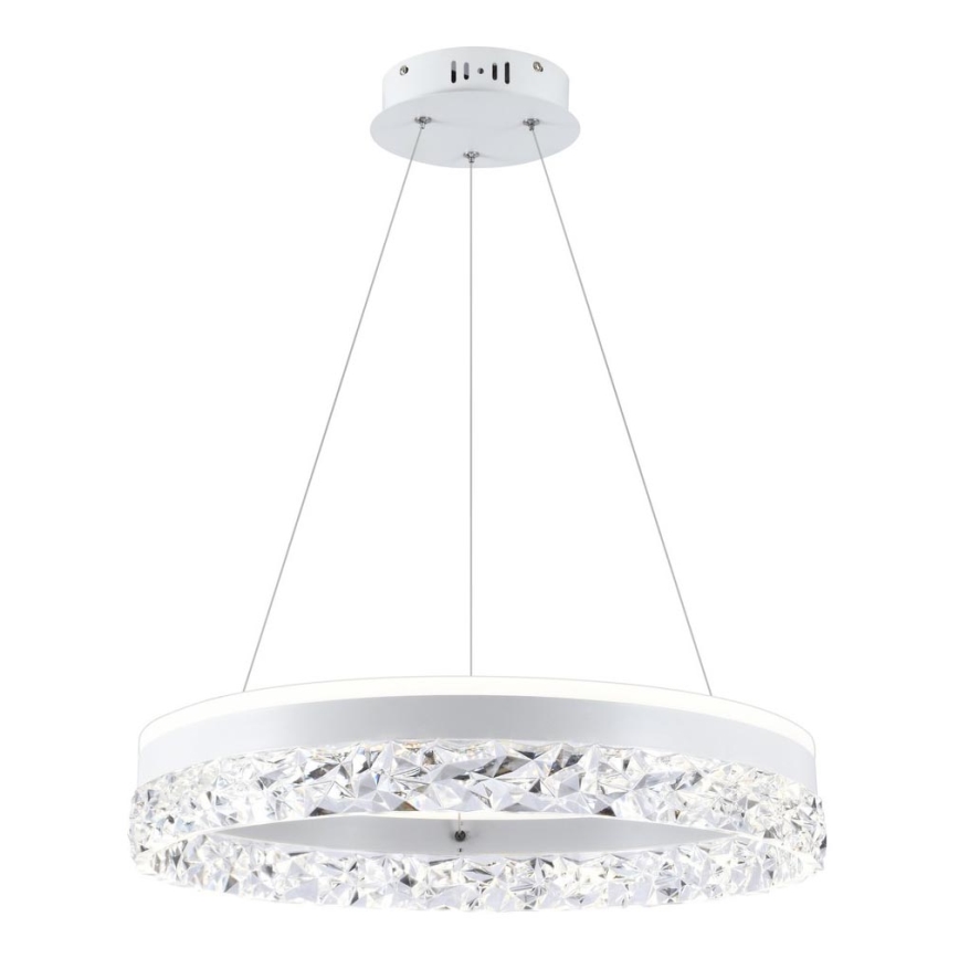 LED lustra uz kabeļa FROZI LED/32W/230V Ø 50 cm balta