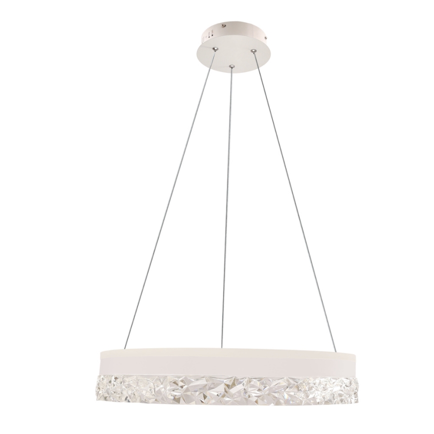 LED lustra uz kabeļa FROZI LED/32W/230V Ø 50 cm balta