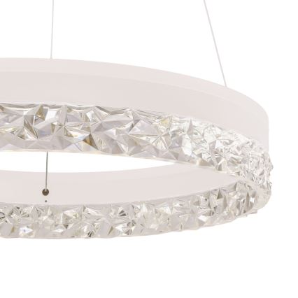 LED lustra uz kabeļa FROZI LED/32W/230V Ø 50 cm balta