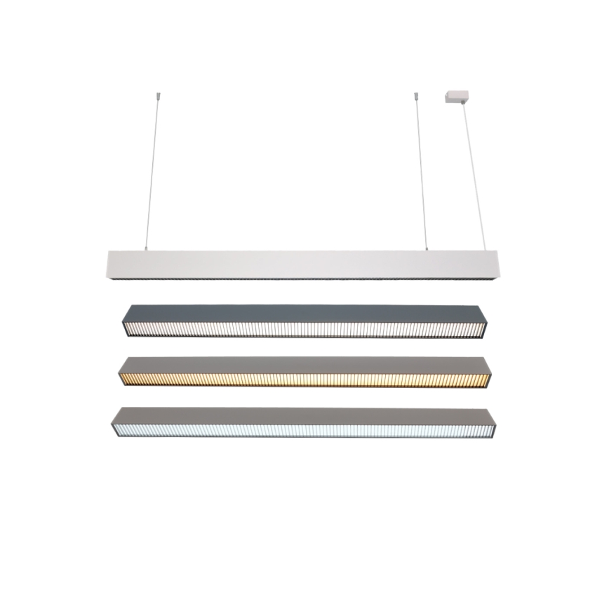 LED lustra uz kabeļa LED/55W/230V 3000/4000/6500K 120 cm balta