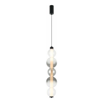 LED lustra uz kabeļa LUMMI LED/19W/230V melna/dūmota