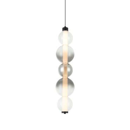 LED lustra uz kabeļa LUMMI LED/19W/230V melna/dūmota
