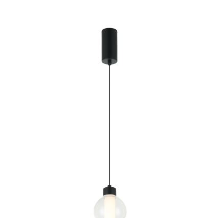 LED lustra uz kabeļa LUMMI LED/19W/230V melna/dūmota
