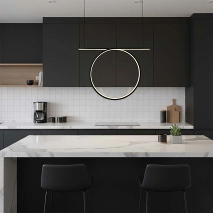 LED lustra uz kabeļa ODETTA LED/30W/230V 4000K melna