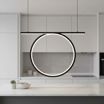 LED lustra uz kabeļa ODETTA LED/30W/230V 4000K melna