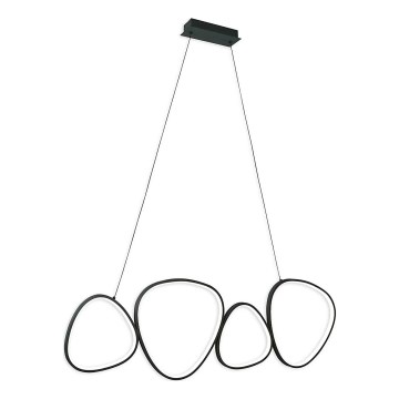 LED lustra uz kabeļa PETRA LED/48W/230V 4000K melna