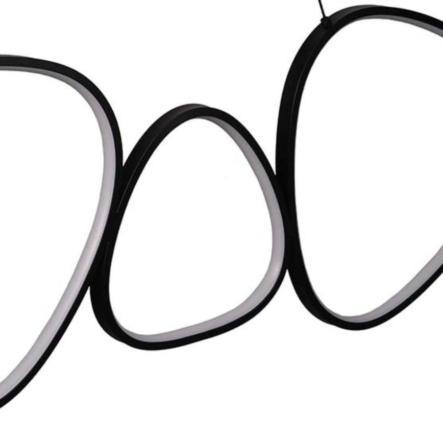 LED lustra uz kabeļa PETRA LED/48W/230V 4000K melna