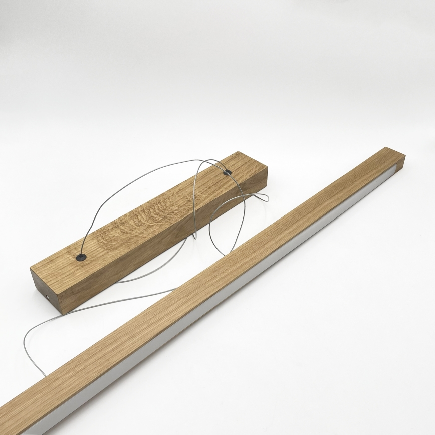 LED lustra uz kabeļa VERDE LED/18W/230V 3000K 106 cm ozols