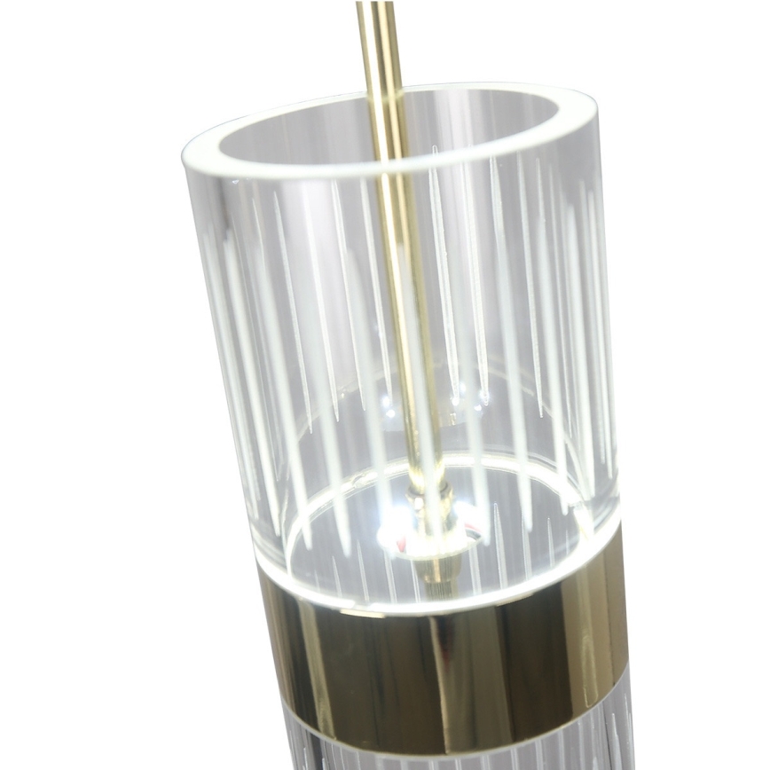 LED lustra uz stieples AMBIENTE LED/6W/230V 3000/4000/6000K zelta