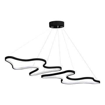 LED lustra uz stieples DUPLE ARTISAN LED/80W/230V 4000K melna