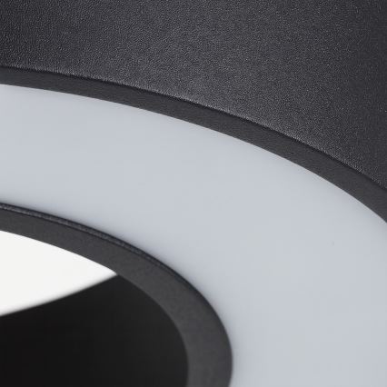 LED lustra uz stieples UNION LED/40W/230V 3000/4000/6500K Ø 40 cm melna