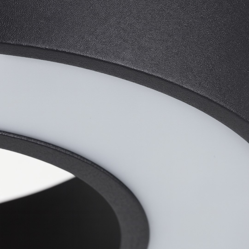 LED lustra uz stieples UNION LED/40W/230V 3000/4000/6500K Ø 40 cm melna