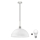 LED lustra uz troses 1xE27/60W/230V balta/melna