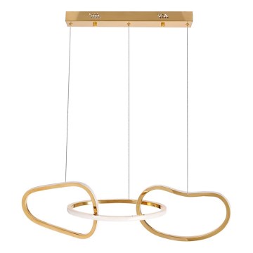 LED lustra uz troses ANNELI LED/30W/230V 80 cm zelta