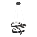 LED lustra uz troses AREZIA LED/62W/230V melna