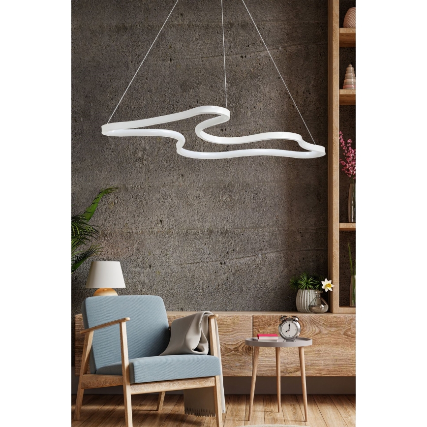 LED lustra uz troses ARTISAN LED/36W/230V 4000K balta