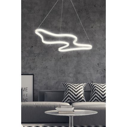 LED lustra uz troses ARTISAN LED/36W/230V 6500K balta