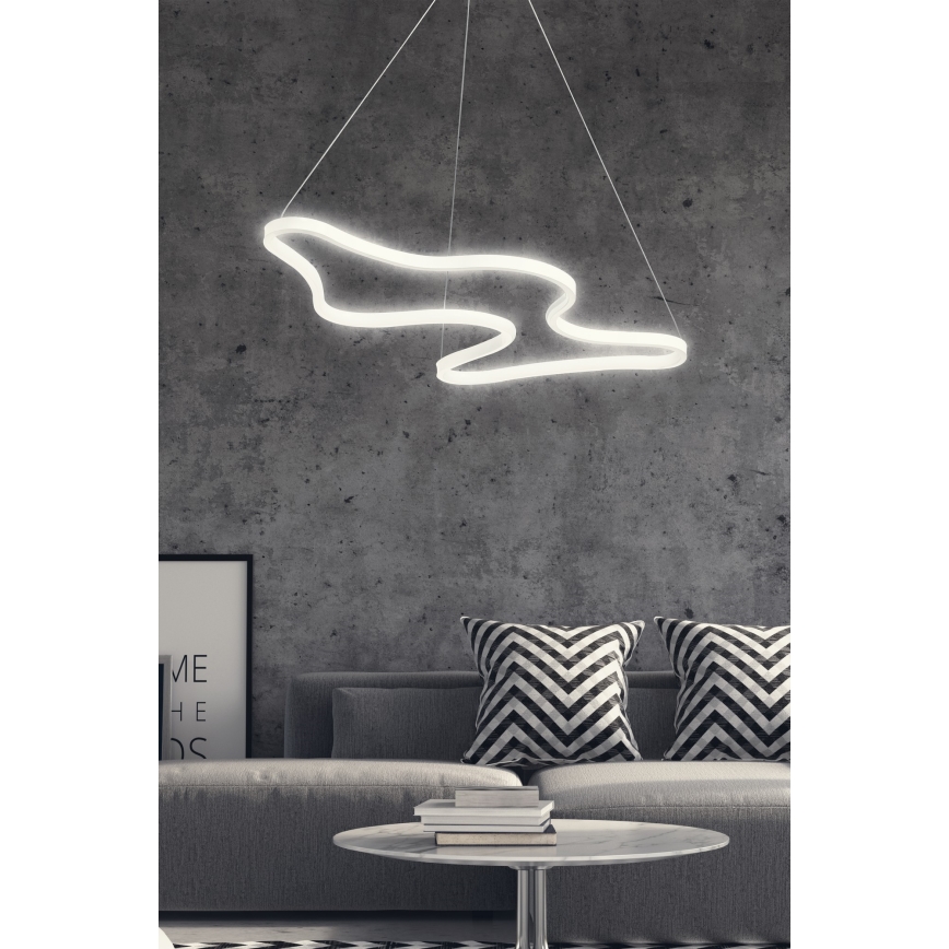 LED lustra uz troses ARTISAN LED/36W/230V 6500K balta