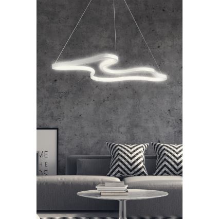 LED lustra uz troses ARTISAN LED/36W/230V 6500K balta